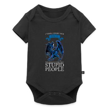 Dragon Dragon Mythical Creature Gift - Baby Premium short-sleeve bodysuit - black - Front