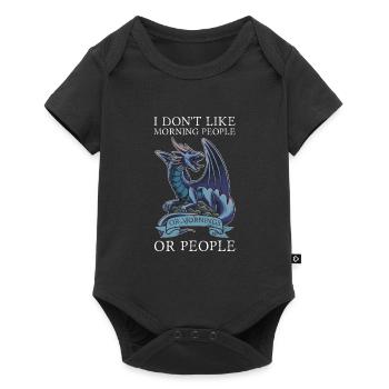 Dragon Dragon Mythical Creature Gift - Baby Premium short-sleeve bodysuit - black - Front