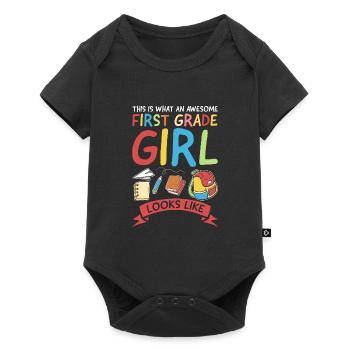 Cadeau de fin d’études de la première classe pour le 1. - Body à manches courtes Premium Bébé - noir - Devant