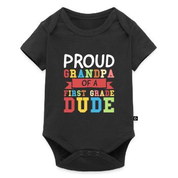 Graduation gift of the first class for the 1. - Baby Premium short-sleeve bodysuit - black - Front