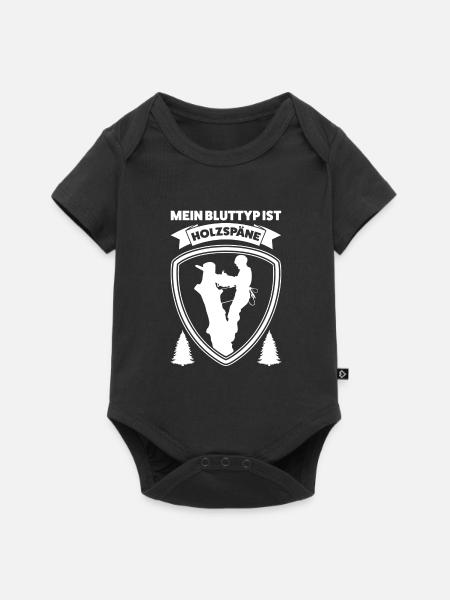 Baumkletterer Arborist Baumklettern Geschenk - Baby Premium Kurzarmbody - Schwarz