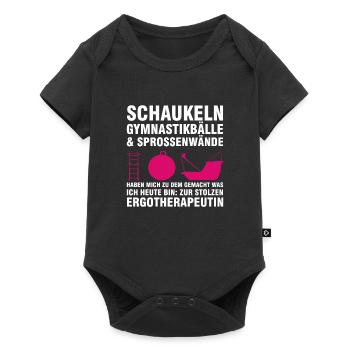Ergotherapeutin Beruf Ergotherapie Geschenk - Baby Premium Kurzarmbody - Schwarz - Vorne