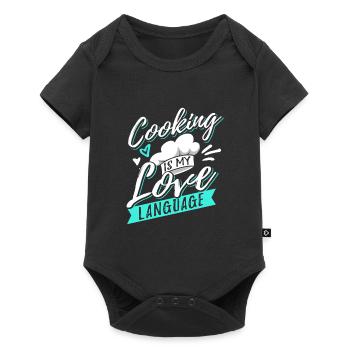Cooking Chef Cook Funny Chef - Baby Premium short-sleeve bodysuit - black - Front