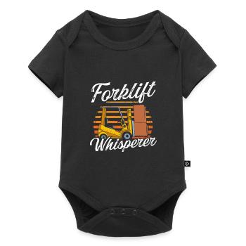 Forklift Whisperer - Baby Premium short-sleeve bodysuit - black - Front