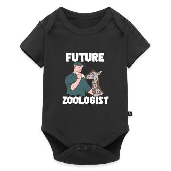 Zookeeper Zoo Future Zoologist - Baby Premium short-sleeve bodysuit - black - Front