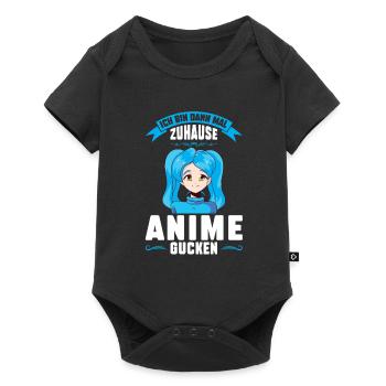 Otaku Japan Anime Merch Anime Merch Geschenk - Baby Premium Kurzarmbody - Schwarz - Vorne