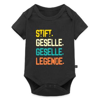 Geselle 2023 Geselle Geselle bestanden Geschenk - Baby Premium Kurzarmbody - Schwarz - Vorne