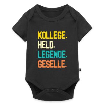 Geselle 2023 Geselle Geselle bestanden Geschenk - Baby Premium Kurzarmbody - Schwarz - Vorne