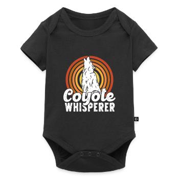 Coyote Trapping Coyote Hunting Yote Hunting Gift - Baby Premium short-sleeve bodysuit - black - Front