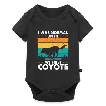 Coyote Piégeant Coyote Chasse Yote Cadeau de chasse - Body à manches courtes Premium Bébé - noir - Devant