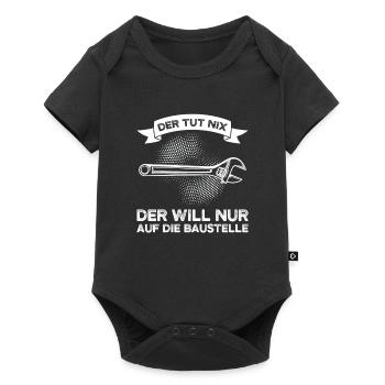 Techniker Beruf Ingenieur Geschenk - Baby Premium Kurzarmbody - Schwarz - Vorne