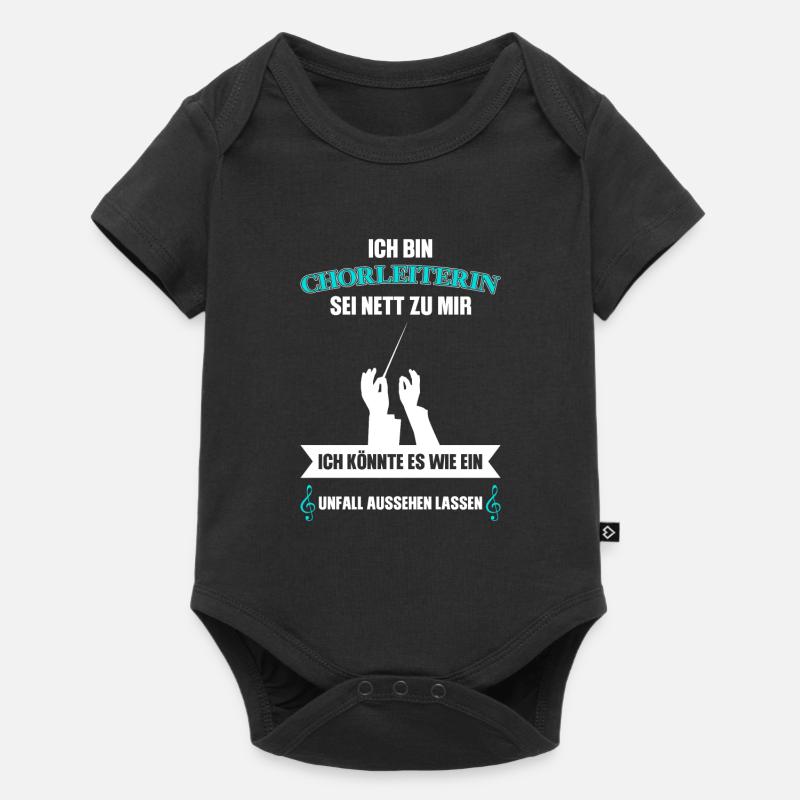 Chorleiterin Beruf Chor Geschenk - Baby Premium Kurzarmbody - Schwarz
