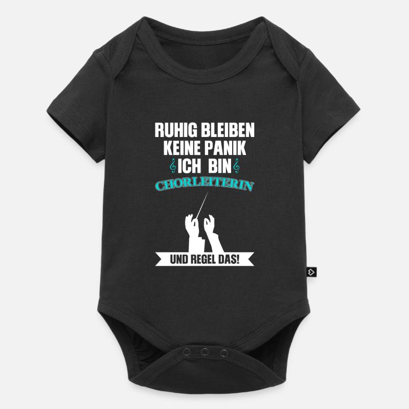 Chorleiterin Beruf Dirigentin Geschenk - Baby Premium Kurzarmbody - Schwarz