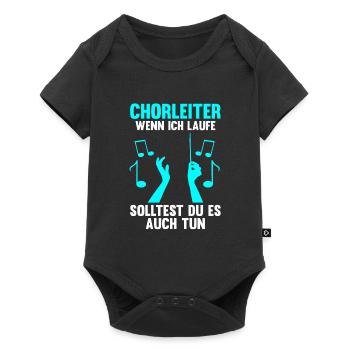 Chorleiter Beruf Chor Geschenk - Baby Premium Kurzarmbody - Schwarz - Vorne
