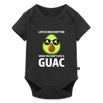 Avocados Avocado Avocado-Liebhaber Geschenk - Baby Premium Kurzarmbody - Schwarz - Vorne