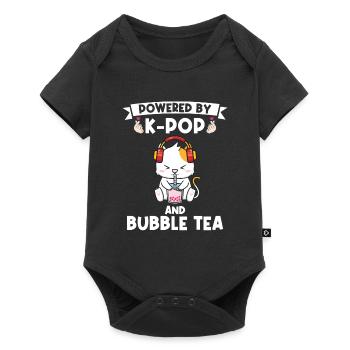 Blase Tee kpop Blase Tee Katze Katze Lover Geschen - Baby Premium Kurzarmbody - Schwarz - Vorne