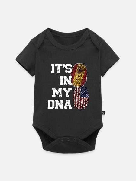 Spanisch Spanien Spanische Wurzeln Geschenk - Baby Premium Kurzarmbody - Schwarz