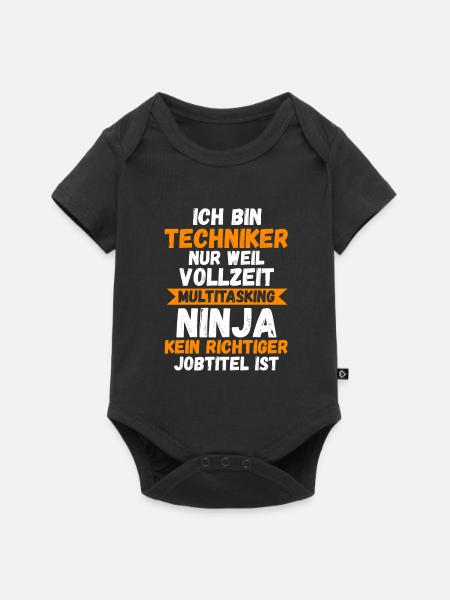 Techniker Beruf Beruf Geschenk - Baby Premium Kurzarmbody - Schwarz