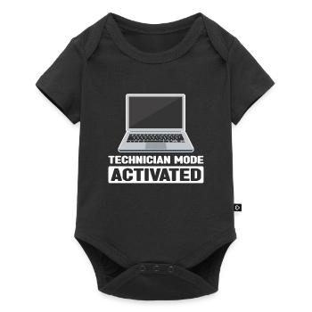 Technischer Support Computertechniker Technischer - Baby Premium Kurzarmbody - Schwarz - Vorne