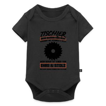 Tischler Beruf Schreiner Geschenk - Baby Premium Kurzarmbody - Schwarz - Vorne
