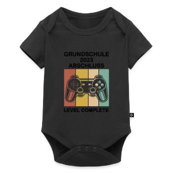 Grundschule Abschluss 2023 Gymnasium Geschenk - Baby Premium Kurzarmbody - Schwarz - Vorne