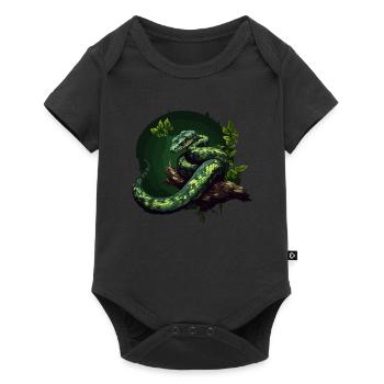 Snake - Baby Premium short-sleeve bodysuit - black - Front