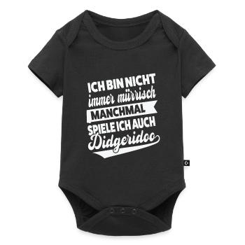 Didgeridoo Musiker Didgeridoospieler Geschenk - Baby Premium Kurzarmbody - Schwarz - Vorne