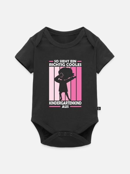 Kindergarten Dabbing Kindergartenanfänger Geschenk - Baby Premium Kurzarmbody - Schwarz
