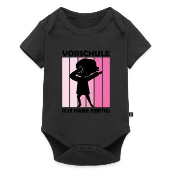 Vorschule Dabbing Vorschulkind Geschenk - Baby Premium Kurzarmbody - Schwarz - Vorne