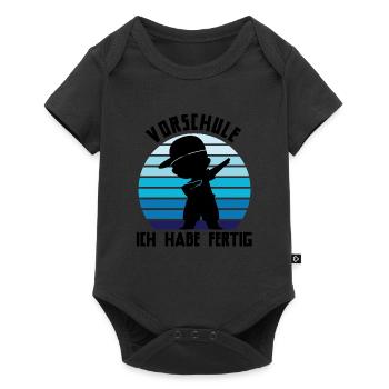 Vorschule Dabbing Vorschulkind Geschenk - Baby Premium Kurzarmbody - Schwarz - Vorne