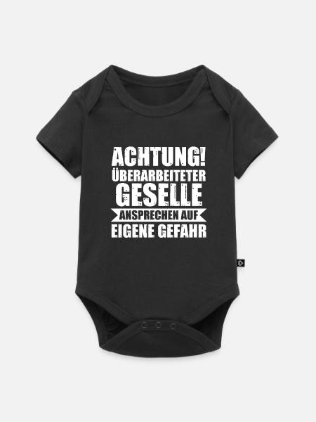 Geselle Handwerk Gesellenbrief Geschenk - Baby Premium Kurzarmbody - Schwarz