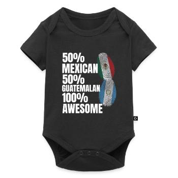Basketball & Tacos Basketball Tacos Geschenk - Baby Premium Kurzarmbody - Schwarz - Vorne