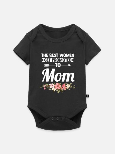 Mutter Familie Mütter Geschenk - Baby Premium Kurzarmbody - Schwarz