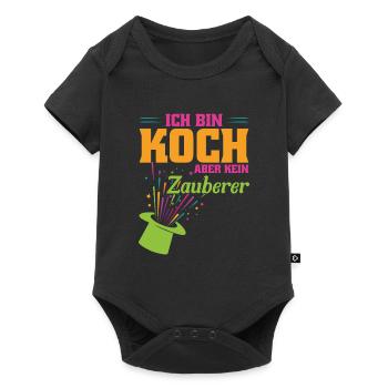 Koch Beruf Küchenchef Geschenk - Baby Premium Kurzarmbody - Schwarz - Vorne