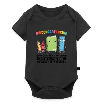 Kindergartenanfang Kindergarten Kindergartenkind G - Baby Premium Kurzarmbody - Schwarz - Vorne