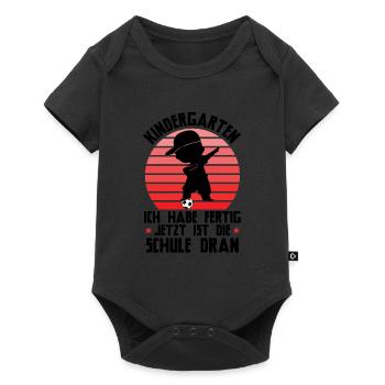 Kindergarten Abschied Kindergarten Kindergartenkin - Baby Premium Kurzarmbody - Schwarz - Vorne