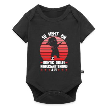 Kindergartenanfang Kindergarten Kindergartenkind G - Baby Premium Kurzarmbody - Schwarz - Vorne