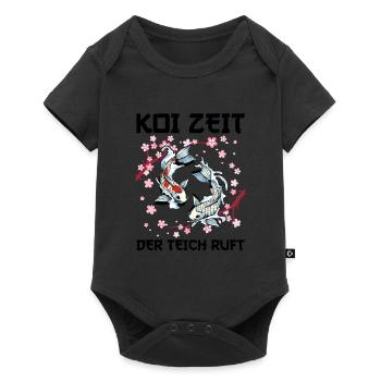 Kois Koi Sarkasmus Geschenk - Baby Premium Kurzarmbody - Schwarz - Vorne