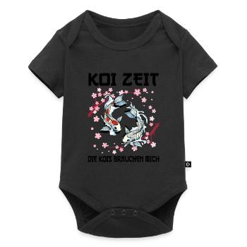 Kois Koi Sarkasmus Geschenk - Baby Premium Kurzarmbody - Schwarz - Vorne