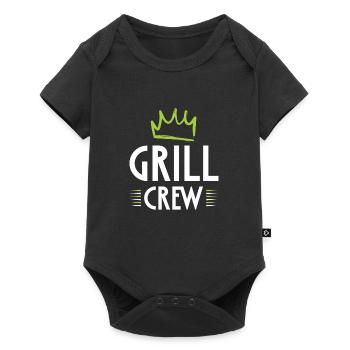 Grill Crew - Baby Premium short-sleeve bodysuit - black - Front