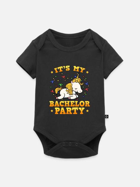 It's My Bachelor Party - Baby Premium Kurzarmbody - Schwarz