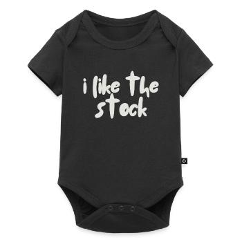 J’aime le stock - Body à manches courtes Premium Bébé - noir - Devant