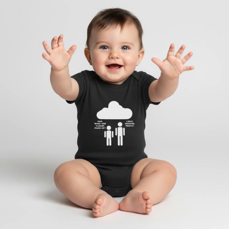 Cloud Linux Baby Premium Kurzarmbody
