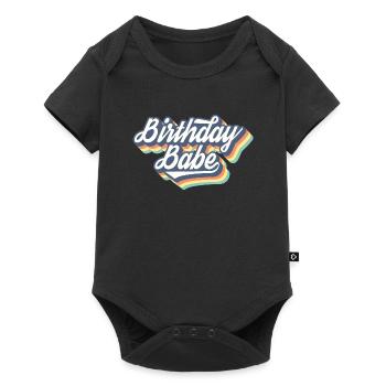 Birthday Babe Matching Group Birthday Party Gift - Baby Premium short-sleeve bodysuit - black - Front
