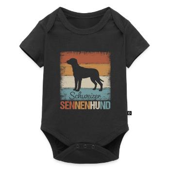 Swiss Mountain Dog Farm Dog Gift Idea - Baby Premium short-sleeve bodysuit - black - Front