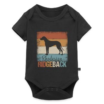 Rhodesian Ridgeback dog gift - Baby Premium short-sleeve bodysuit - black - Front