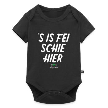 C'est une honte à Arzgebirg - dit Erzgebirge - Body à manches courtes Premium Bébé - noir - Devant