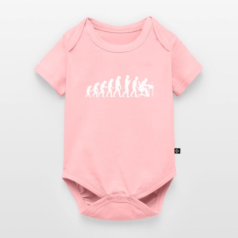 Evolution Computer Technician Nerd Programming Baby Premium short-sleeve bodysuit