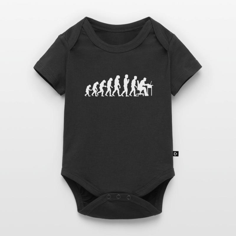 Evolution Technicien Informatique Programmation Nerd Body à manches courtes Premium Bébé