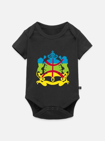 Morocco amazigh - Body à manches courtes Premium Bébé - noir